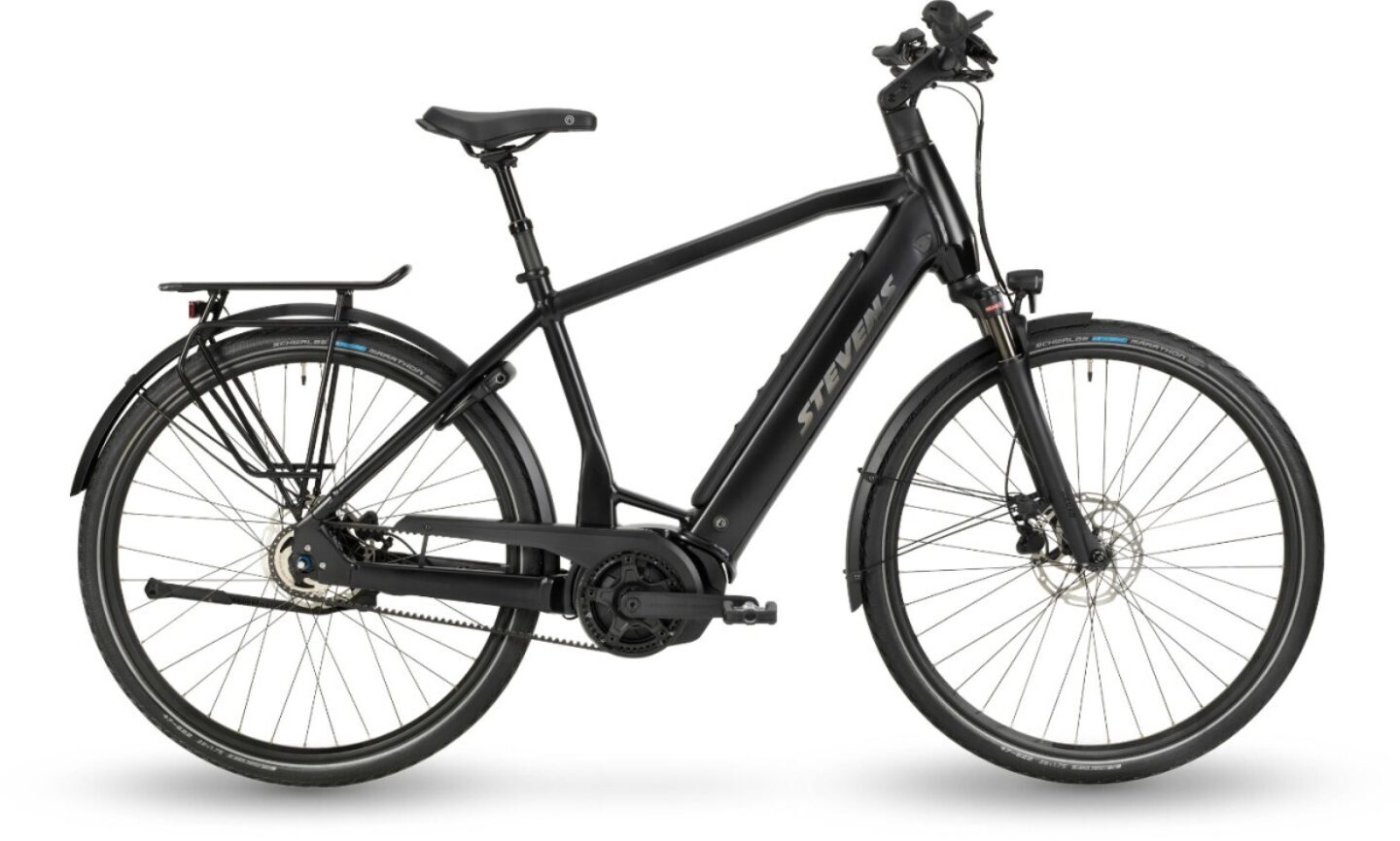 Stevens E-Courier Luxe Gent 500Wh 2023, Stealth Black
