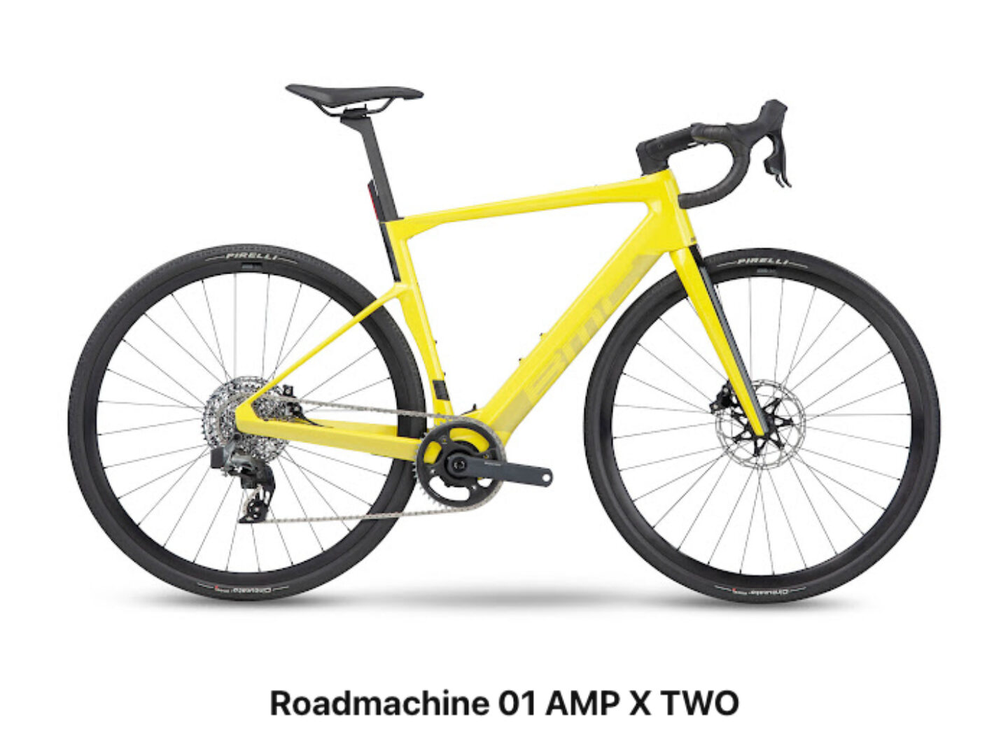 BMC Roadmachine 01 AMP X TWO 2023, Yellow black