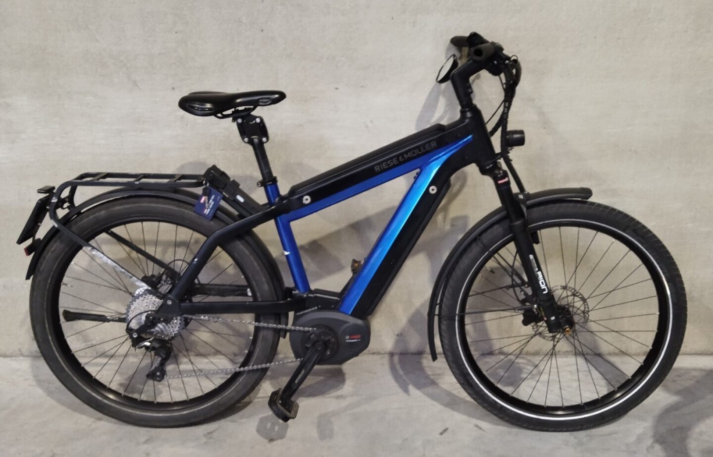 Riese & Müller Supercharger GT touring HS 1000Wh (TWEEDEHANDS) 2019, Electric Blue Metallic