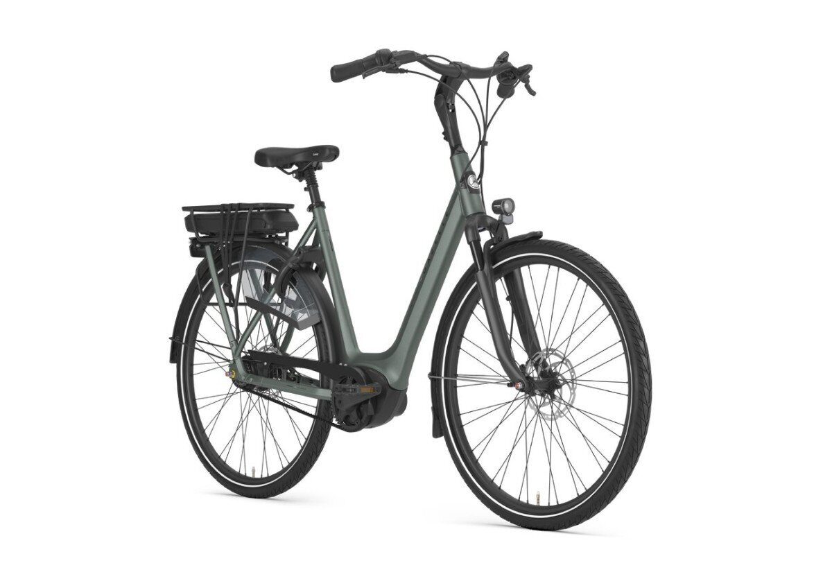 Gazelle Orange C8+ 400Wh 2025, Twilight Green Mat