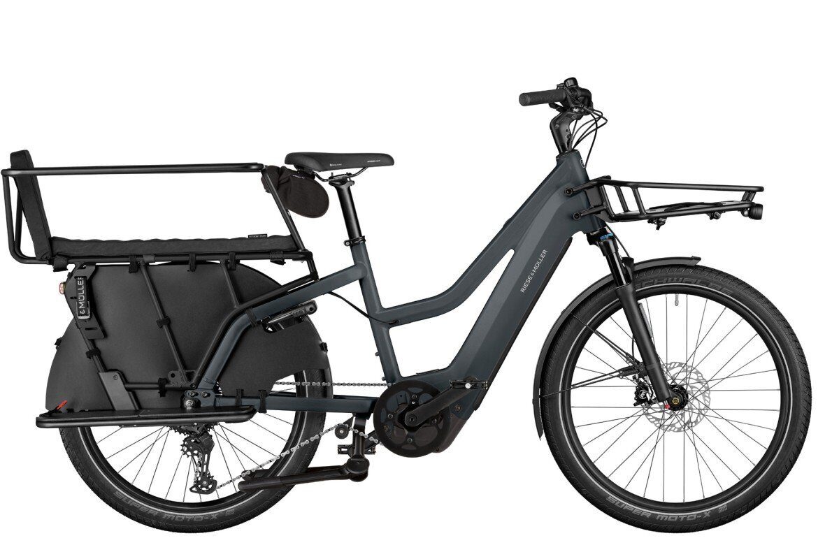 Riese & Müller Multicharger3 Mixte FAMILY 625Wh 2026, Utility Grey/black Matt