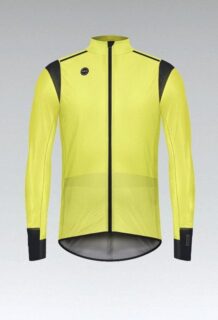 GOBIK Jacket Unisex Lightweight Waterproof Pluvia - Citronell - L