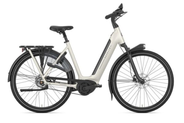 Gazelle Grenoble 3.0 C5 Open 600Wh 2025, Ivory White (mat)