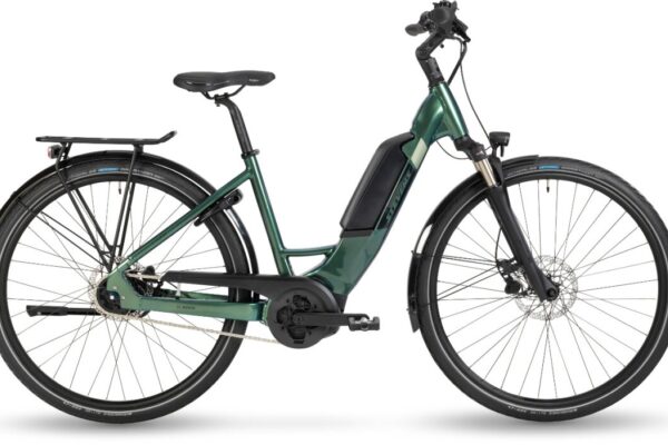 Stevens E-Courier Forma 500Wh 2023, Electric Blue Green