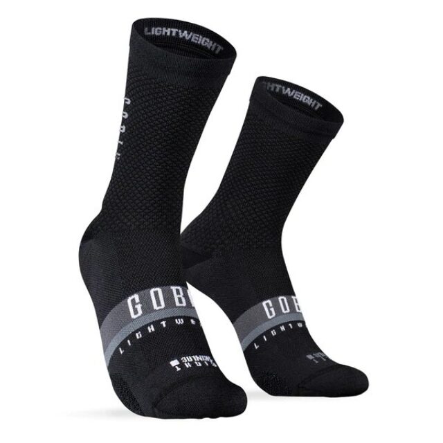 GOBIK Unisex Lightweight Socks Black Lead - L/Xl